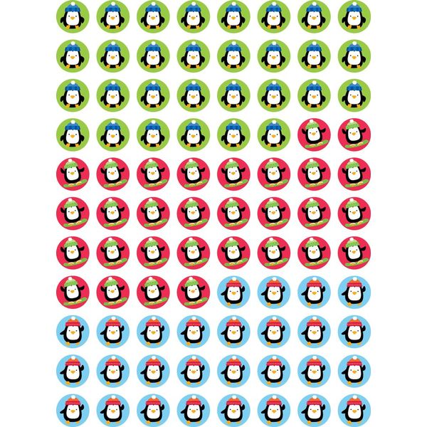 Creative Teaching Press Penguins Hot Spots Stickers (7169)