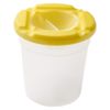 Studio Essentials : Water Pot With No-Spill Lid : 3in Diameter : Assorted Colours