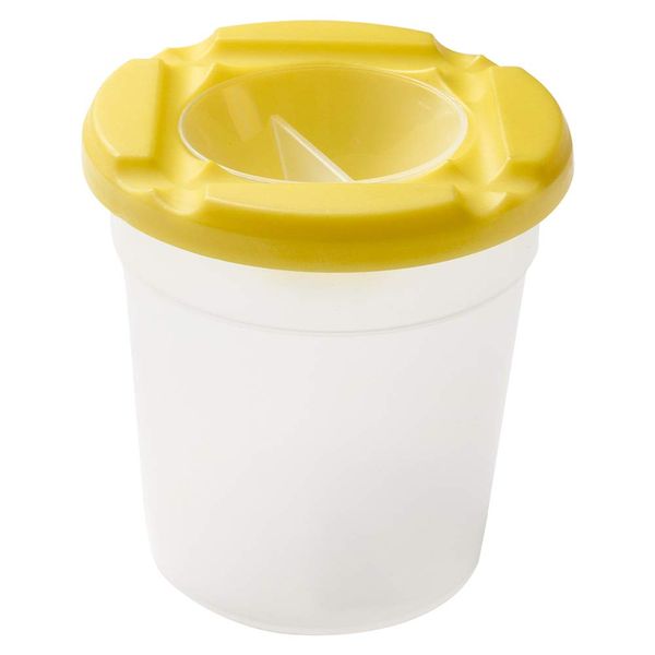 Studio Essentials : Water Pot With No-Spill Lid : 3in Diameter : Assorted Colours