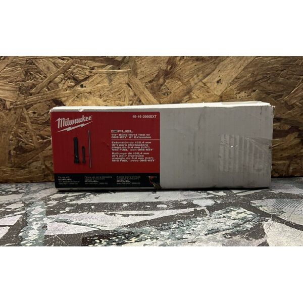 Milwaukee 49-16-2660EXT M18 FUEL 1/4" Blind Rivet Tool w/ ONE-KEY 6" Extension