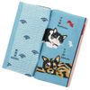 Hamamonyo Tenugui Book Japanese Cat and Pattern