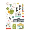 SIMPLE STORIES Pet Shoppe, 297/Pkg Sticker Book 12/Sheets