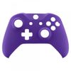 eXtremeRate Soft Touch Purple Front Housing Shell Case, Comfortable Replacement Kit Faceplate Cover for Xbox One S & Xbox One X Controller