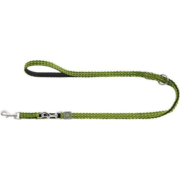 HUNTER Adjustable leash Hilo 15/200 mesh, lime