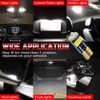 For Jeep Liberty 2008-2011 2012 LED Headlight High/Low+Fog Light Bulbs Combo kit