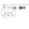 STEINLE Outside Micrometer 0-25 mm DIN 863 Type: 2130