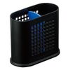 Pen Stand with Dividers Black