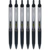 PILOT Precise V10 RT Retractable Liquid Ink Rollerball Pens, Bold Point, 1.0mm, Black Ink, 6 Count