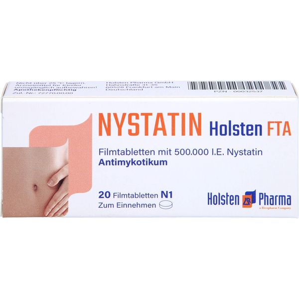Nystatin Holsten Filmtabletten, 20 St. Tabletten