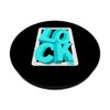 Turquoise LOCKED-IN Turquoise Graphic PopSockets Adhesive PopGrip
