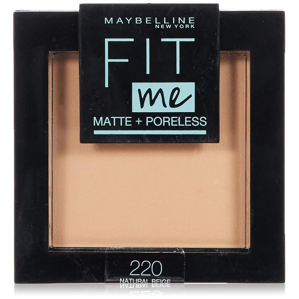 Maybelline Fit Me Matte and Poreless Powder, 30 ml, Number 220, Natural Beige