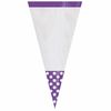 amscan Candy Buffet Cone Polka Dots Bags Orange