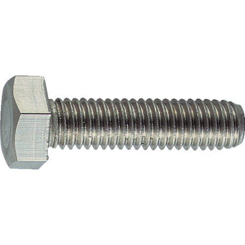 TRUSCO Hex Bolt Stainless Steel Full Thread Size m5x15 50 Pieces b230515