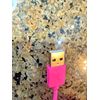 3ft USB-A to iPhone Cable Fast Charging/Data Transfer Cord Pink