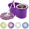 Spin Mop Head Replacement for 360 Spin Magic Mopping,Microfiber Spin Mop Refill Heads for Universal Round Shape Standard Size 5 Pack