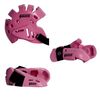Proforce Lightning Martial Arts Protective Sparring Gear Bundle - Headgear, Gloves, Ultra Kicks (Pink, Medium)