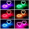 Heart Shaped Multicolor SRGB LED Angel Eye Halos Headlight  APP Bluetooth DRL