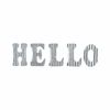 Do It Yourself Hello Metal Letters, Craft Kits, 5 Pieces
