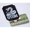 DTOM Stencil Decal (Grey on Black)