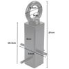 Ryde Cement In Under Ground Security Anchor - Black