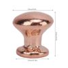 SPYMINNPOO 8Pcs 1:12 Scale Miniature Round Head Knobs, Metal Dollhouse Door Handle Knobs Furniture Knobs Accessories ( Bronze)