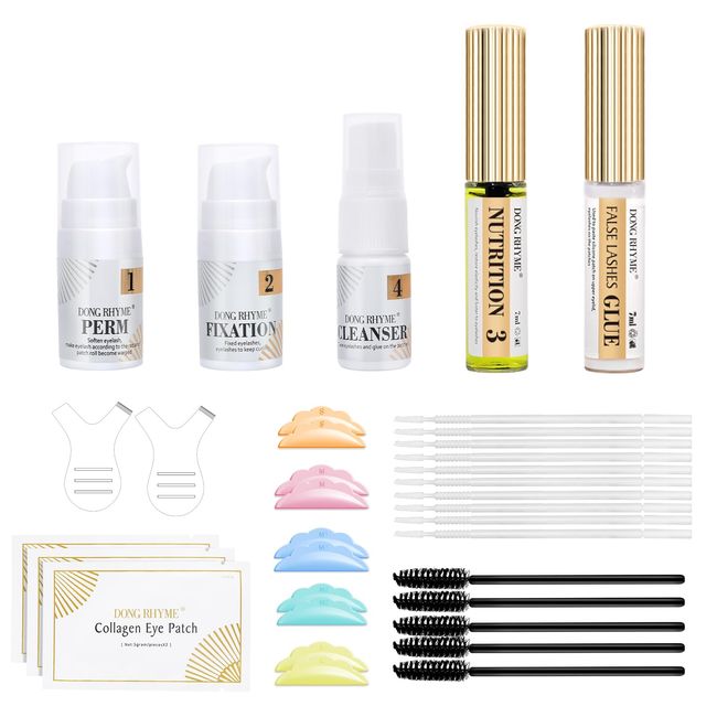 Lash Lift Eyelash Perming Kit, Lash Lifting Kit Eyelash Perm Set DIY Lash Lift Set Professional Instant Lash Lift Extensions, Semi-Permanent Lash Lifting Curling Perming Wave