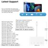 4in1 USB to Card Reader Adapter USB Camera Micro SD Memory Slot For iPhone iPad~