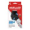 MUELLER Sports Medicine Green Adjustable Ankle Support Brace, Ankle Pain Relief Support for Men and Women, Ideal for Sprains, Strains, Arthritis, Black, One Size