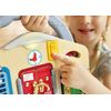 Hape Lock & Learn Playboard – Unlocking Adventure, Develop Fine Motor Skills, Includes Latches, Clock & Light, 3Y+