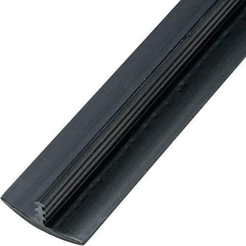 Edge Supply Black 3/4 in x 25 Ft Center Barb Tee Moulding T Molding Hobbyist Pack, Small Projects, Arcade Machines and Tables