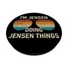 I'm Jensen Doing Jensen Things Retro Sunglass Personalized PopSockets Swappable PopGrip