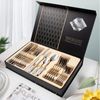 24 Pieces Stainless Steel Forks And Spoons Flatware Tableware Set Kitchen
