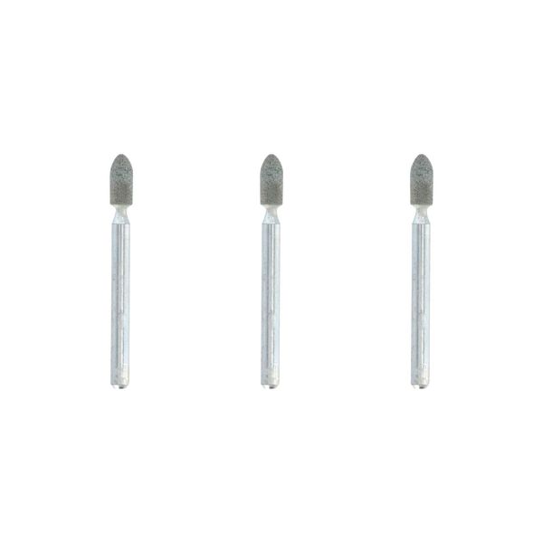 Dremel 83322 Silicon Carbide Grinding Stones, 3 Rotary Tool Accessories for Grinding, Sharpening and Engraving in Stone, Glass and Non-ferrous Metals