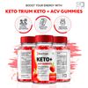 Keto Trium ACV Gummies - Control Appetite and Weight Management (3 Pack)
