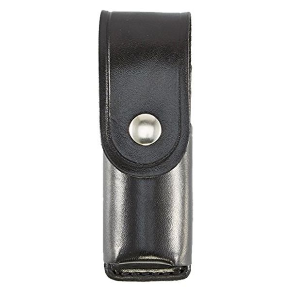 Aker Leather 575 Mace Holder, Black, Basketweave, Fits Standard 2oz. Spray