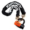 Kryptonite New York Cinch Ring Chain 1213 and Evolution Disc Lock Keyd 130cm