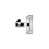 Croydex Camberwell Flexi-Fix Double Robe Hook, Screw or Glue