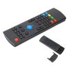 Double SidesMotion Sensing Remote Control for Computer, 2.4G Keyboard Mouse for Computer, 360° Grip, 6 Axis Gyroscope (Black)