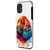 Dripping Paint Art Irish Water Spaniel Case for iPhone 11