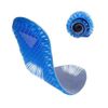 1Pair Blue Silicone Gel Reusable Honeycomb Full Length Non Slip Comfort Sports Insole Air Cushion Damping Shoe Pad Cushion Shoe Inserts for Men Women (Large)