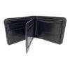 Mens Harris Tweed Trifold Wallet (Slate Grey Check)