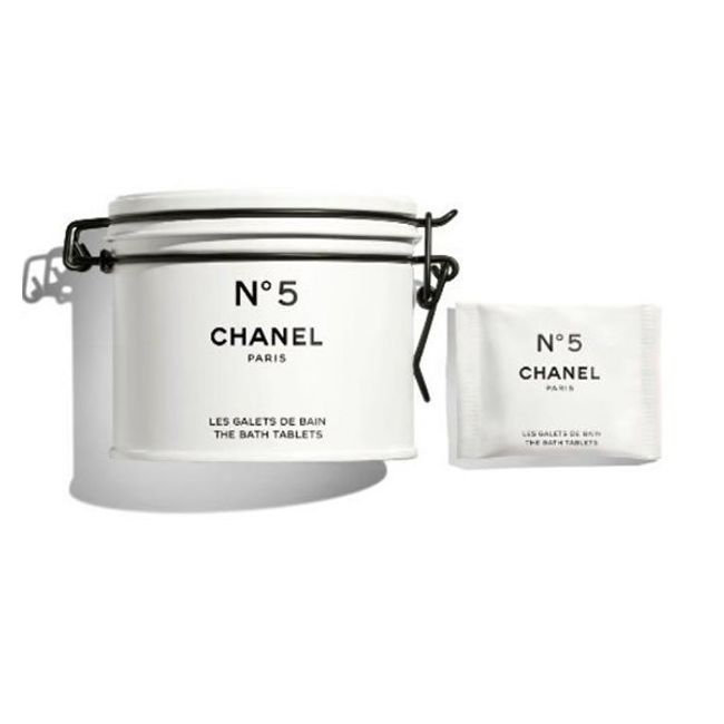 [Can Only] CHANEL NO5 Number Five Bath Tablet Can Bucket Only chanel-5 CHANEL No.5 100th Anniversary Limited Edition CHANEL Factory 5 Collection The Bath Tablet Bath Time Bath Salts Limited [New/Unused/Genuine Product] [Selling Goods] ]