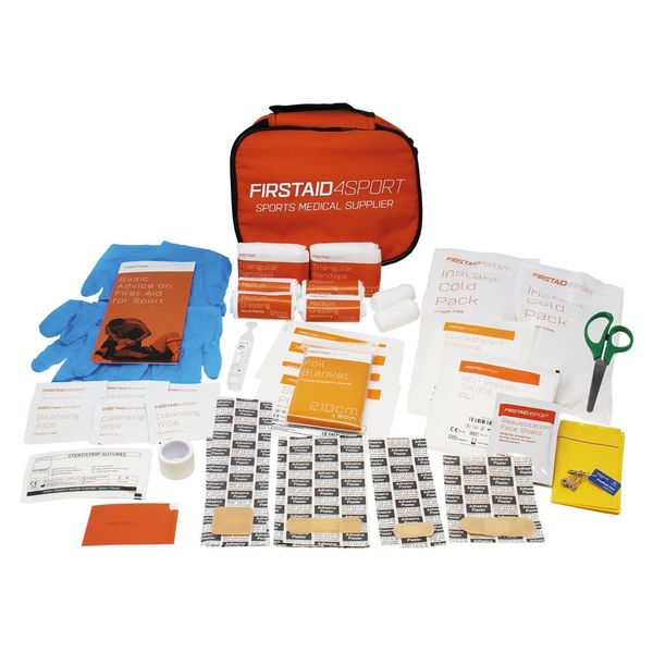 FirstAid4Sport Sports First Aid Kit - Essential - Compact Kit for Pitch-Side Emergencies