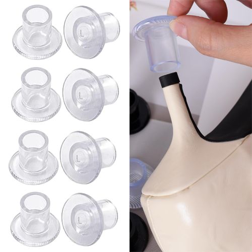 6 Pairs Heel Protectors for Stiletto Shoes, High Heel Protectors for Grass, Heel Stoppers for Grass, Stiletto Heel Protectors for Grass for Outdoor Wedding Event (S,M,L) (Transparent, L M S)