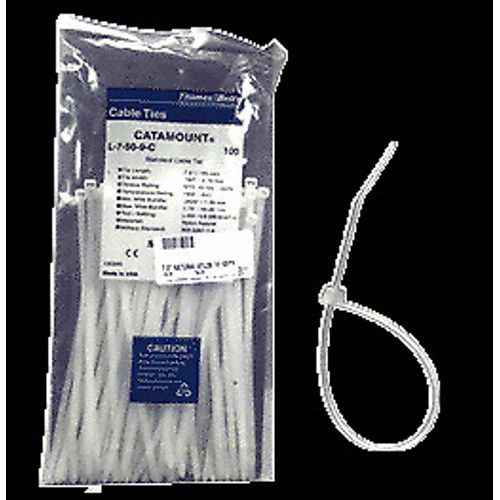 CRL NT56 Natural 5.6" Nylon Cable Ties White