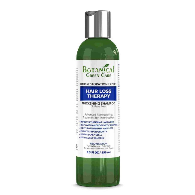 Botanical Green Care “Hair Loss Therapy” Anti-Thinning Shampoo, Thickening Shampoo for Thinning Hair, Hair Loss Shampoo, Thickening Products For Women & Men, Hair Growth Shampoo