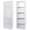 5 Tier Bookcase Bookshelf Storage Wall Shelf Organizer Unit Display Stand Home
