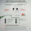 Non-Programmable Thermostat for Home Single-Stage Systems, 1 Heat/1 Cool, Easy DIY Install, Blue Backlight