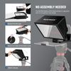 NEEWER X12BD 12" Teleprompter for iPad/DSLR, Remote & App Control