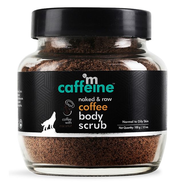 mCaffeine Naked and Raw Coffee Body Scrub - Coconut - 3.5 oz